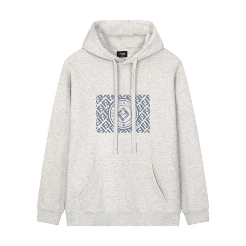 Fendi New Unisex Fashion FF Printed Casual Hoodie