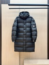 Moncler New Unisex Fashion Versatile Long Hooded Down Jacket