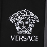 Versace Couple New Logo Printed Drawstring Casual Pants