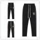 Versace Couple New Logo Printed Drawstring Casual Pants