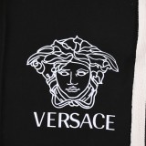 Versace Couple New Logo Printed Drawstring Casual Pants