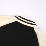 Gucci Couple's New Personalized Logo Printed Baseball Jacket