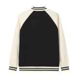 Gucci Couple's New Personalized Logo Printed Baseball Jacket