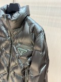 Prada New Classic Casual Stand Up Down Jacket
