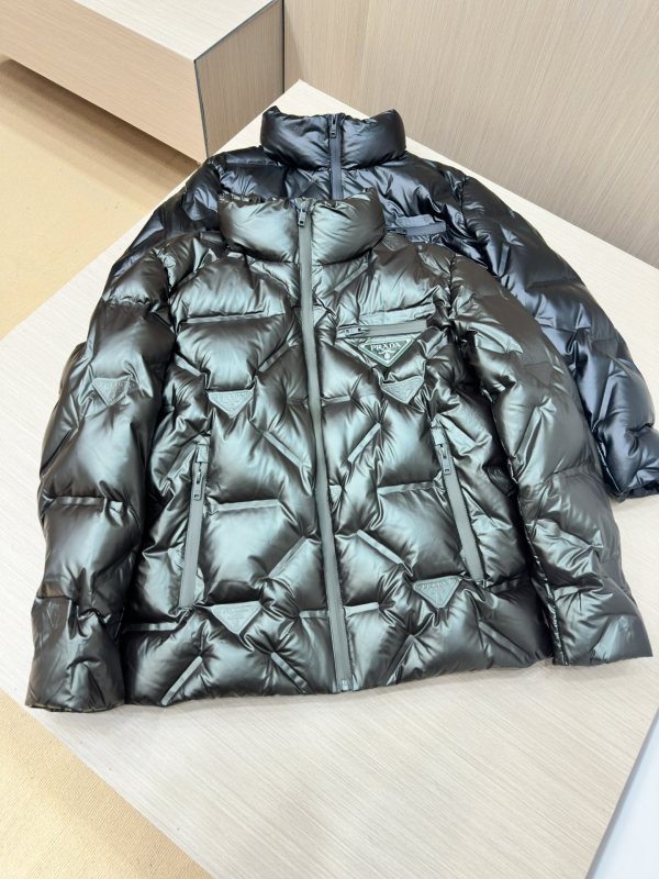 Prada New Classic Casual Stand Up Down Jacket