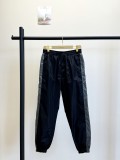 Prada New Black Grey Splicing Hooded Jacket Pants Set
