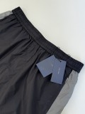 Prada New Black Grey Splicing Hooded Jacket Pants Set