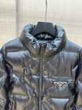 Prada New Classic Casual Stand Up Down Jacket