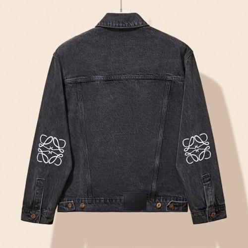 Loewe Classic Laundry Embroidered Logo Cowboy Jacket