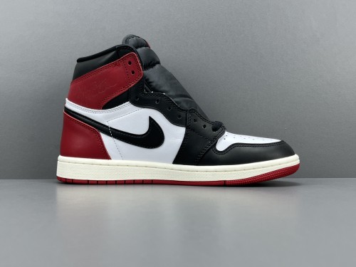 Nike Jordan Air Jordan 1 Black Toe Reimagined High Retro Unisex Basketball Sneakers Shoes