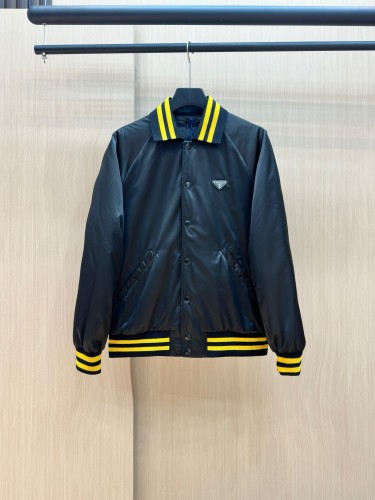 Prada New Classic Casual Collar Cotton Jacket