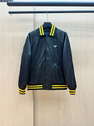 Prada New Classic Casual Collar Cotton Jacket