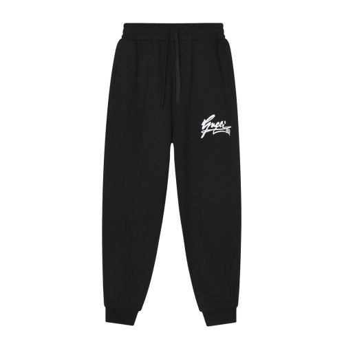 Gucci Classic Personalized Handwritten Logo Printed Casual Sports Pants
