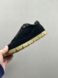 Prada Classic Casual Sneakers Women Fashion Imitation OX-Tendon Sole Antiskid Shoes Black