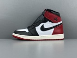 Nike Jordan Air Jordan 1 Black Toe Reimagined High Retro Unisex Basketball Sneakers Shoes