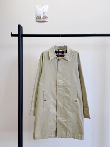 Burberry New Fashion War Horse Embroidered Single breasted Windbreaker