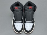 Nike Jordan Air Jordan 1 Black Toe Reimagined High Retro Unisex Basketball Sneakers Shoes