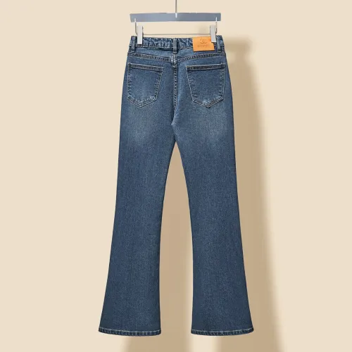 Chanel Women's New Fashion Micro Pull High Waist Jeans