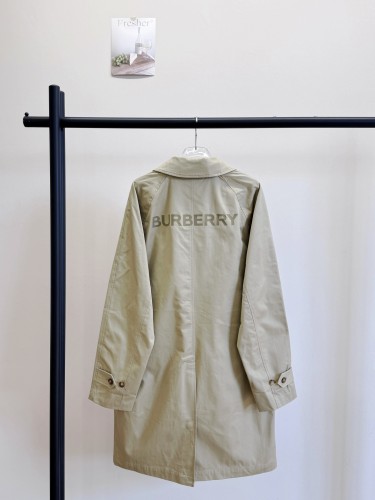 Burberry New Fashion War Horse Embroidered Single breasted Windbreaker