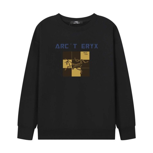 ARC'TERYX Fashion Bird Letter Logo Printed Hoodie Couple Versatile Loose Sweatshirt