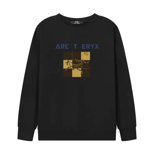 ARC'TERYX Fashion Bird Letter Logo Printed Hoodie Couple Versatile Loose Sweatshirt