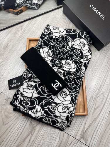 Chanel Couple Fashion Warm Wool Set Hat