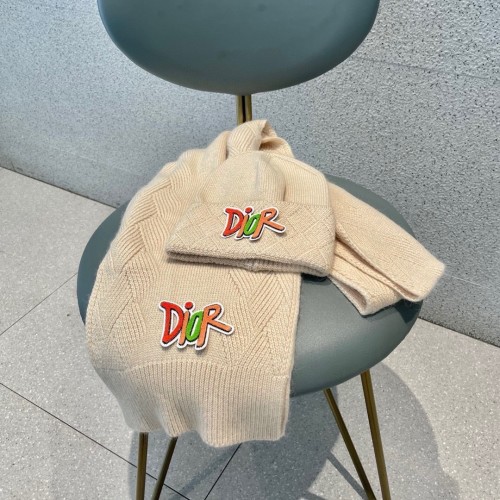 Dior New Fashion Warm Wool Set Hat