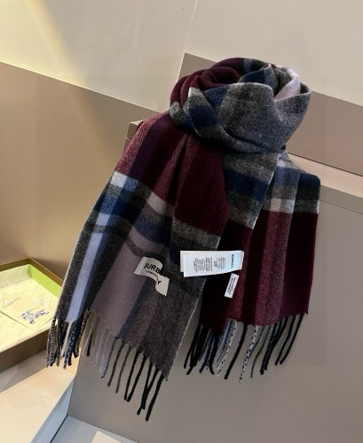 Burberry New Classic Checkered Cashmere Scarf Size: 30 * 180 CM