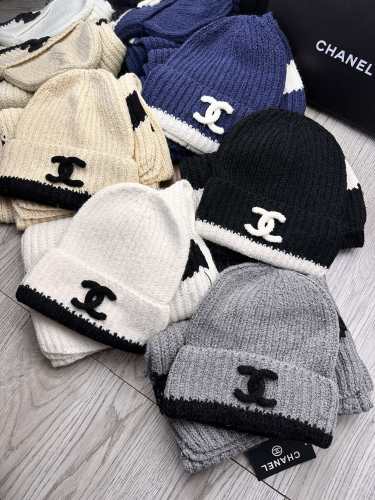 Chanel New Couple Classic Warm Wool Set Hat
