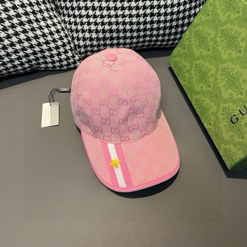 Gucci Fashion Bee Ribbon Baseball Hat Unisex Casual Duck Tongue Hat