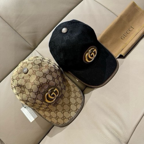 Gucci Classic Metal Double G Baseball Hat Couple Casual Duck Tongue Hat