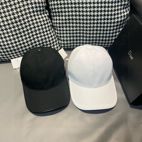 Dior Classic Embroidered Logo Baseball Hat Unisex Casual Duck Tongue Hat