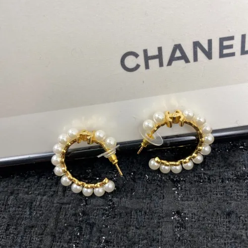 Chanel New Fashion Pearl Double C Earrings