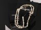 Chanel New Fashion Double C Pearl Necklace Sweater Chain