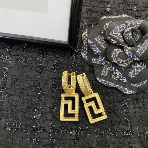 Versace New Classic Versatile Letter Earrings