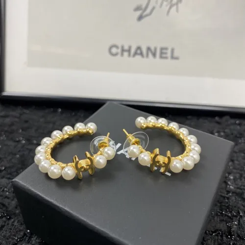 Chanel New Fashion Pearl Double C Earrings