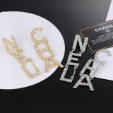 Chanel New Classic Logo Letter Ear Hanger Earstuds