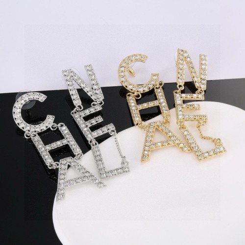 Chanel New Classic Logo Letter Ear Hanger Earstuds