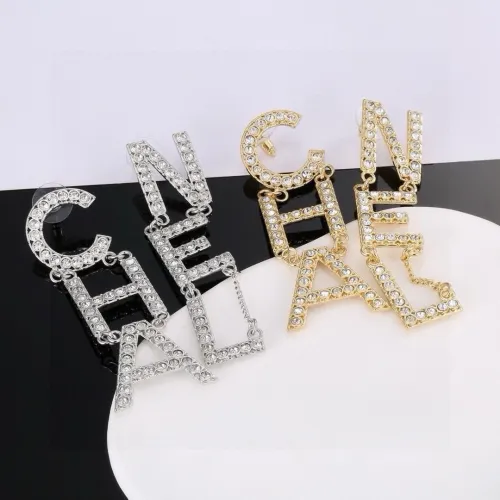 Chanel New Classic Logo Letter Ear Hanger Earstuds