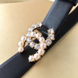 Chanel New Fashion Small Fragrant Style Double C Belt 30MM