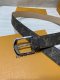 Louis Vuitton Classic Logo Printed Leather Belt 35MM