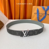 Louis Vuitton New Classic Logo Printed Belt 40MM