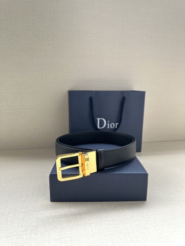 Dior Classic Logo Double Sided Business Belt 35MM
