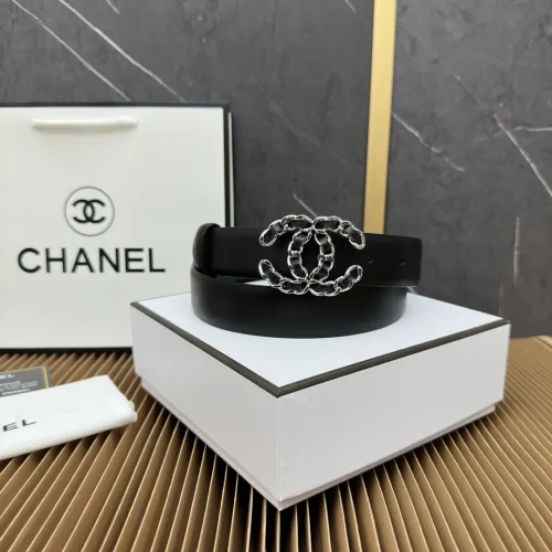 Chanel Classic Fragrance Style Double C Double sided Leather Belt 30MM