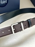 Dior Classic Logo Double Sided Business Belt 35MM