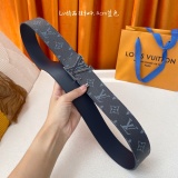 Louis Vuitton New Classic Logo Printed Belt 40MM
