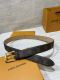 Louis Vuitton Classic Logo Printed Leather Belt 35MM