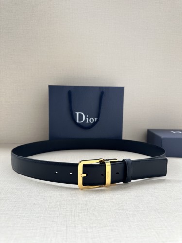 Dior Classic Logo Double Sided Business Belt 35MM