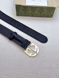 Gucci Classic Double G Lychee Pattern Leather Belt 40MM