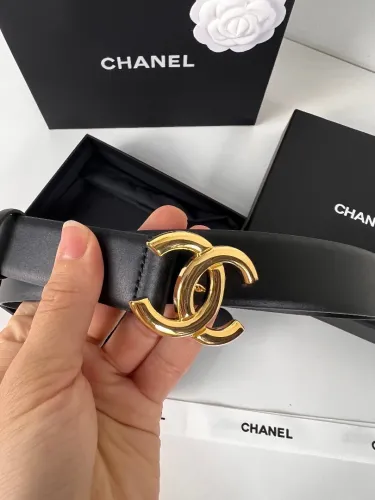 Chanel Classic Double C Double Sided Leather Belt 30MM
